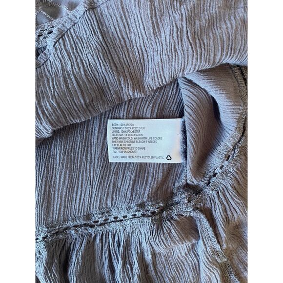 Knox Rose Women’s Blouse Small Long Sleeve Purple with Embroidered details - Picture 3 of 6